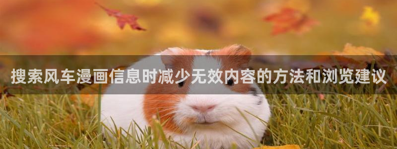 漫画免费看网站：搜索风车漫画信息时减少无效内容的方法和浏览建议