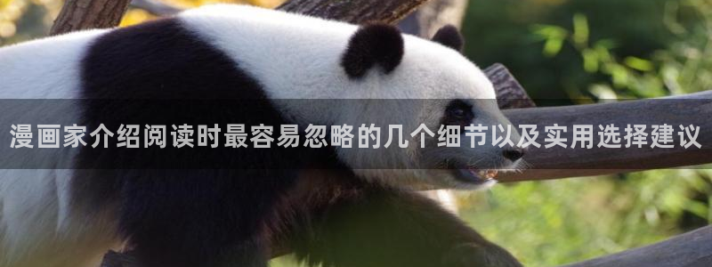 漫画免费看漫画大全：漫画家介绍阅读时最容易忽略的几个细节以及实用选择建议